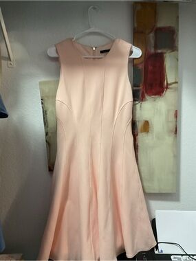Tommy Hilfiger Sleeveless Peach Midi A-Line Dress
